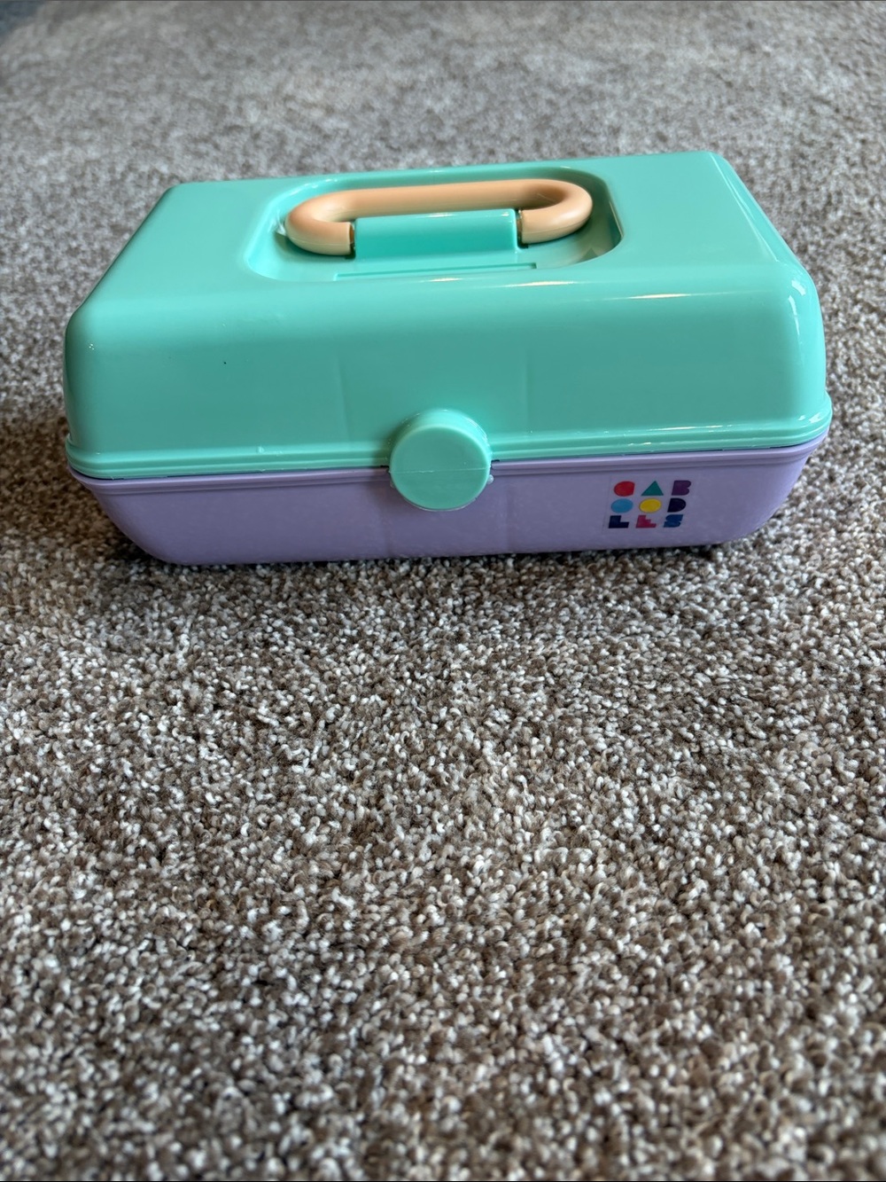 Caboodles Mint, Lavender & Peach Kids Carry Case